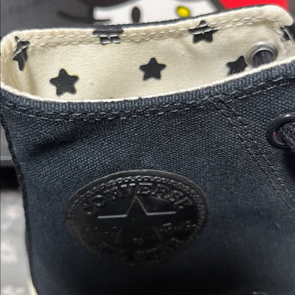 Converse Black and Cream Hello Kitty High-Tops - Picture 8 of 8